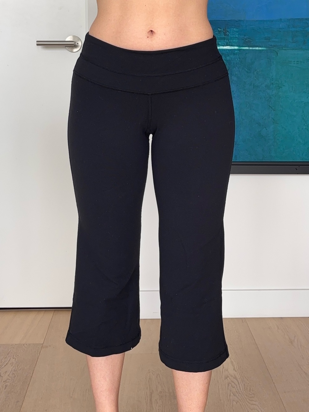 Retro Lululemon Wide Leg Capris